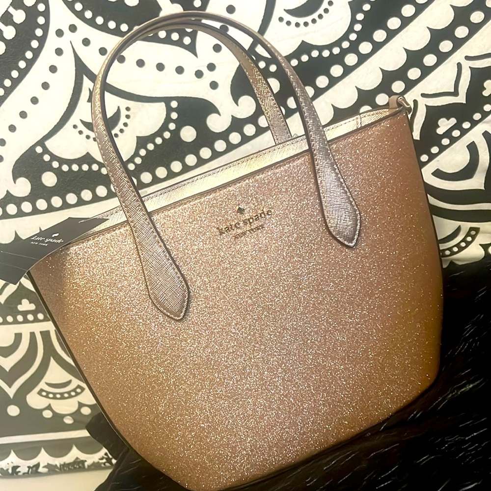 NWT Kate Spade champagne handbag satchel